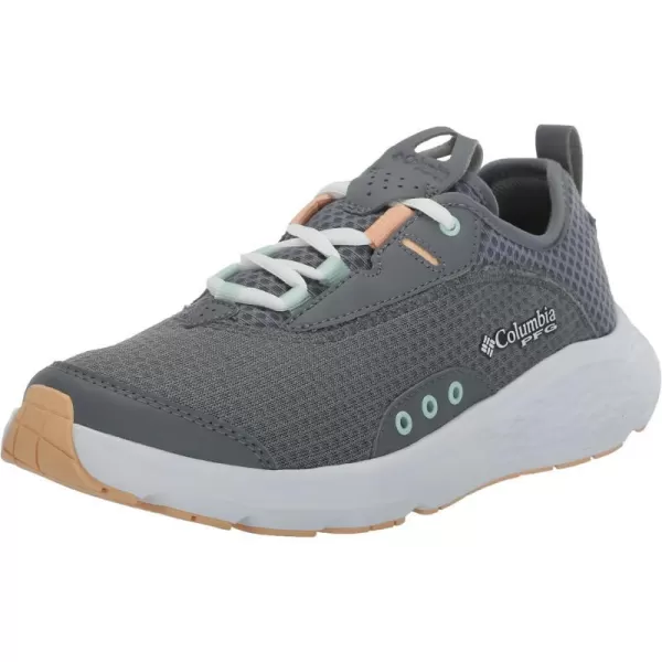 Columbia Womens Castback PFG Boat ShoeGrey AshPeach Fizz