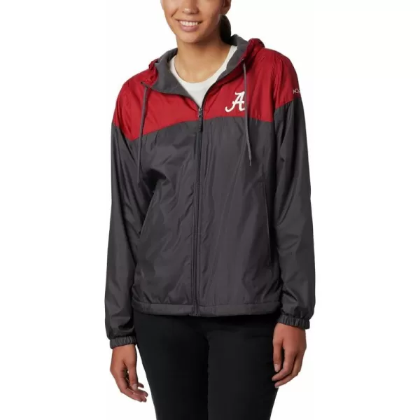 Columbia Womens Collegiate Flash Forward Lined JacketAla  Red Velvet Dark Grey