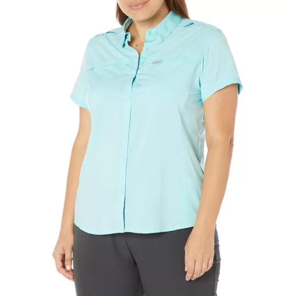 Columbia Womens Cool Release Short Sleeve WovenGulf Stream