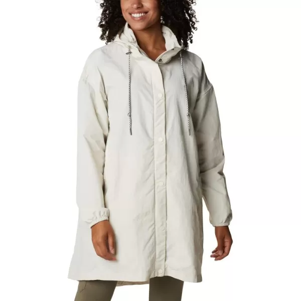 Columbia Womens Day Trippin Ii Long JacketChalk