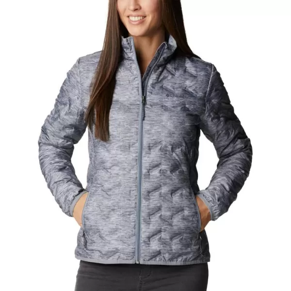 Columbia Womens Delta Ridge Down JacketTradewinds Grey Heather