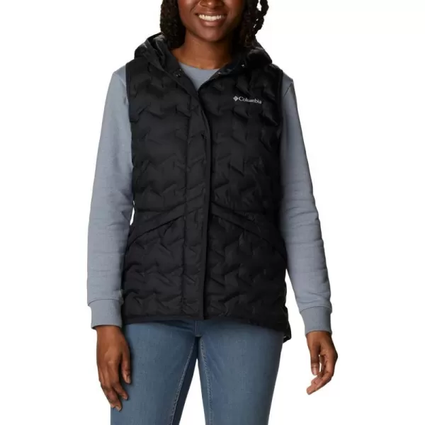 Columbia Womens Delta Ridge Hooded VestBlack