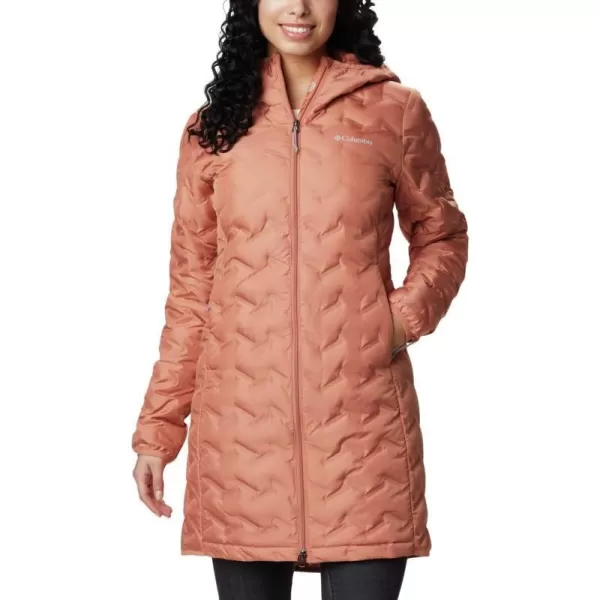 Columbia Womens Delta Ridge Long Down JacketNova Pink