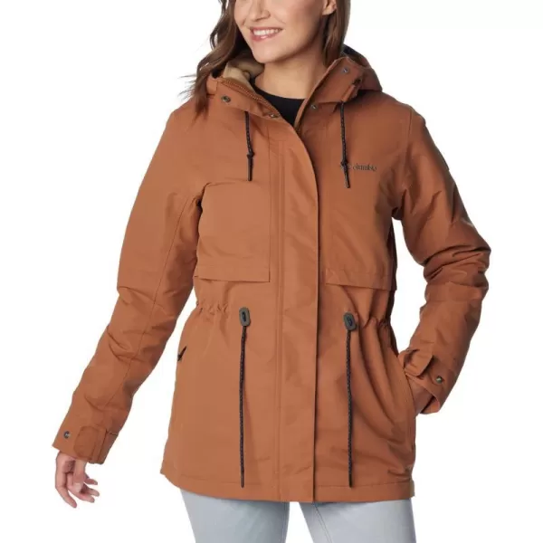 Columbia Womens Drop Ridge Interchange JacketCamel Brown