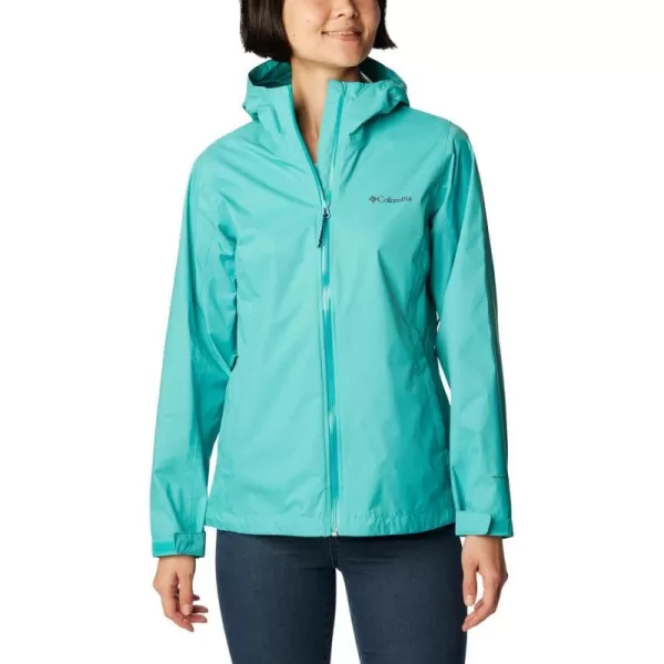 Columbia Womens EvaPOURation JacketBright Aqua