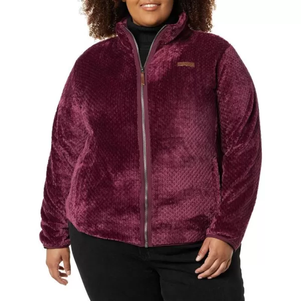 Columbia Womens Fire Side Ii Sherpa Full ZipMarionberry