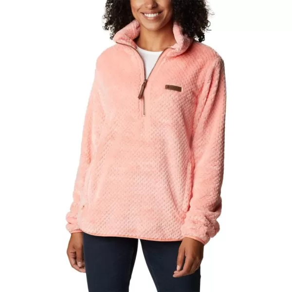 Columbia Womens Fire Side Sherpa 14 ZipCoral Reef