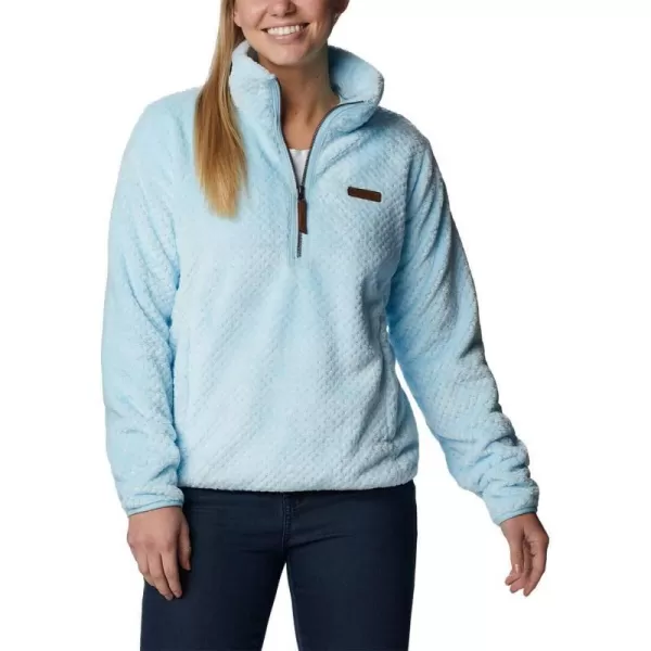 Columbia Womens Fire Side Sherpa 14 ZipSpring Blue