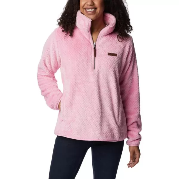 Columbia Womens Fire Side Sherpa 14 ZipWild Rose