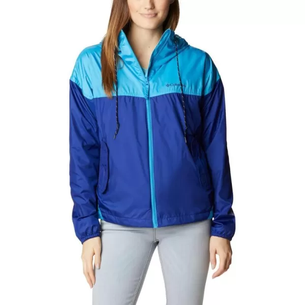 Columbia Womens Flash Challenger Lined WindbreakerDark SapphireBlue Chill