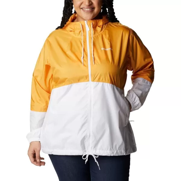 Columbia Womens Flash Forward WindbreakerMangoWhite