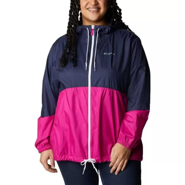 Columbia Womens Flash Forward WindbreakerNocturnalWild Fuchsia