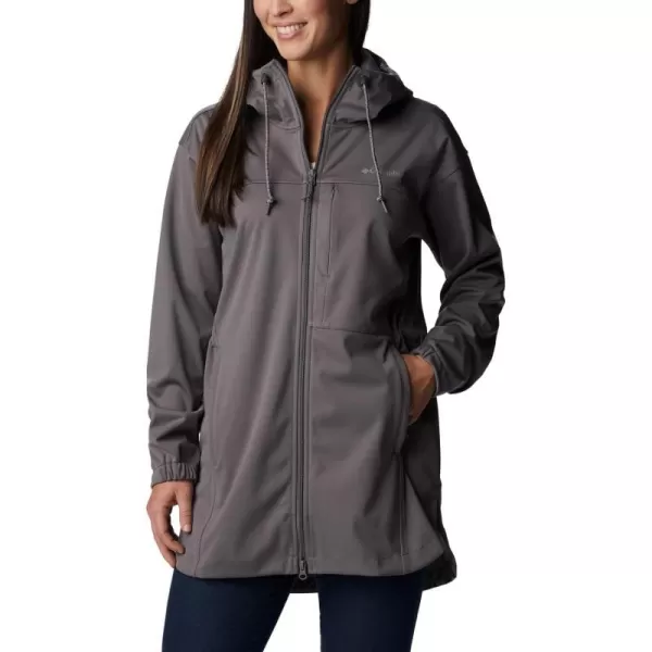 Columbia Womens Flora Park Softshell JacketCity Grey