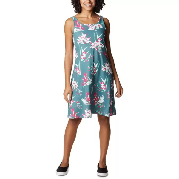 Columbia Womens Freezer Iii DressMetalTossed Tropics Print