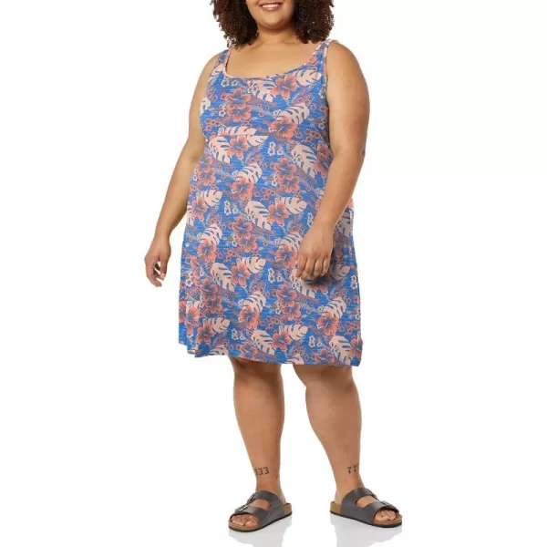 Columbia Womens Freezer Iii DressStormy Blue Vacay Vibes Print