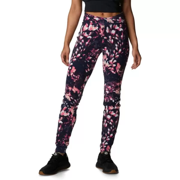 Columbia Womens Glacial Fleece Printed LeggingDark Nocturnal Florescence