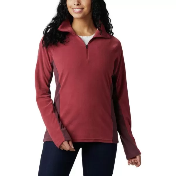 Columbia Womens Glacial Iv Half ZipMarsala RedMalbec