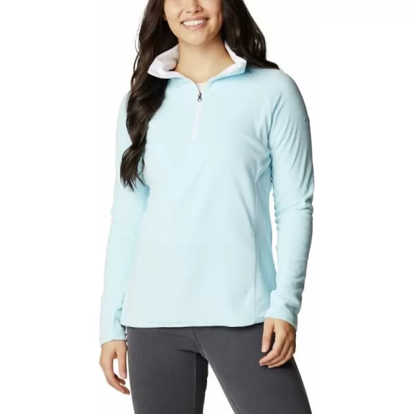 Columbia Womens Glacial Iv Half ZipSpring BlueWhite