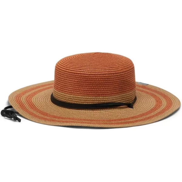 Columbia Womens Global Adventure Packable Hat IIStraw Teak Brown