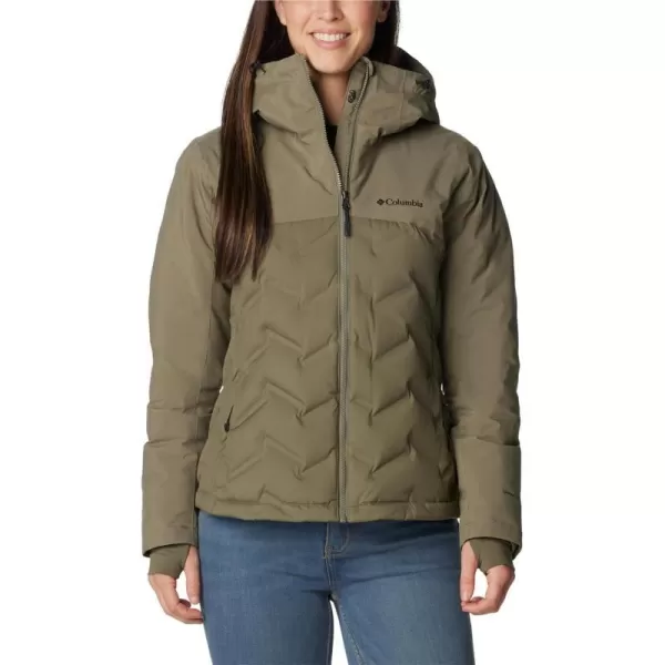 Columbia Womens Grand Trek Ii Down JacketStone Green