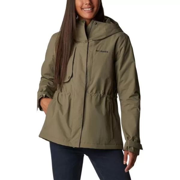 Columbia Womens Hadley Trail JacketStone Green