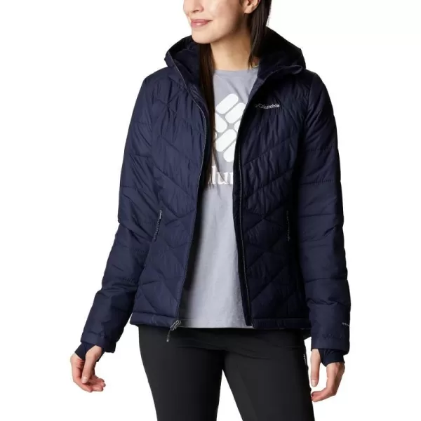 Columbia Womens Heavenly Hooded JacketDark Nocturnal