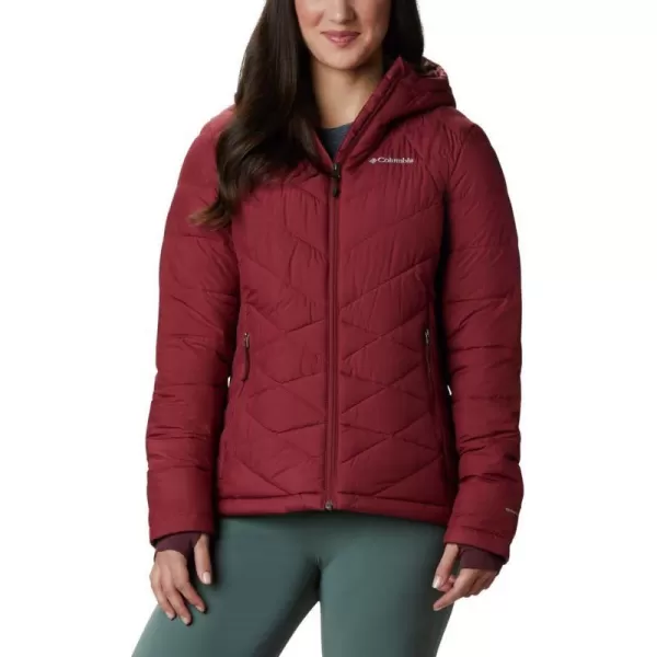 Columbia Womens Heavenly Hooded JacketMarsala Red