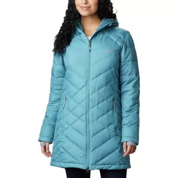 Columbia Womens Heavenly Long Hooded JacketCanyon Blue