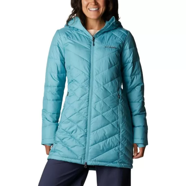 Columbia Womens Heavenly Long Hooded JacketSea Wave