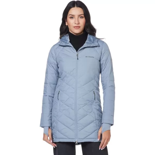 Columbia Womens Heavenly Long Hooded JacketTradewinds Grey