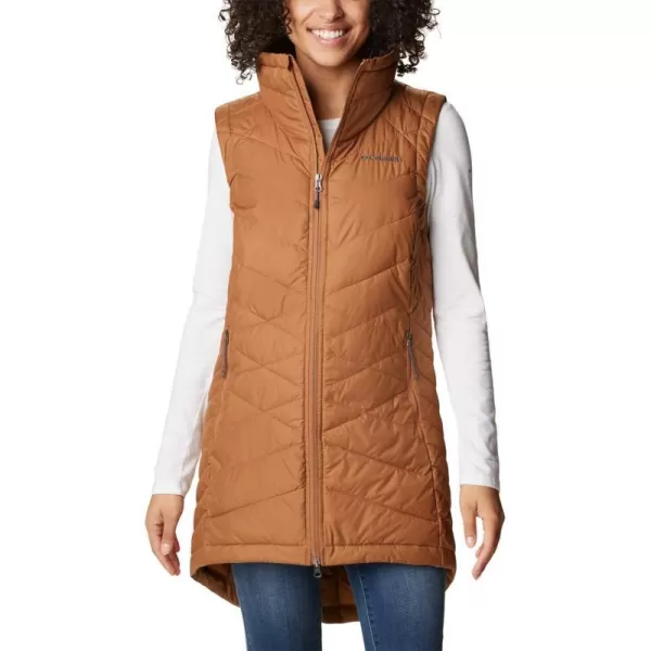 Columbia Womens Heavenly Long VestCamel Brown