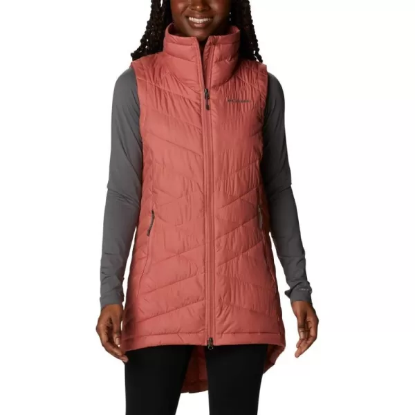 Columbia Womens Heavenly Long VestDark Coral