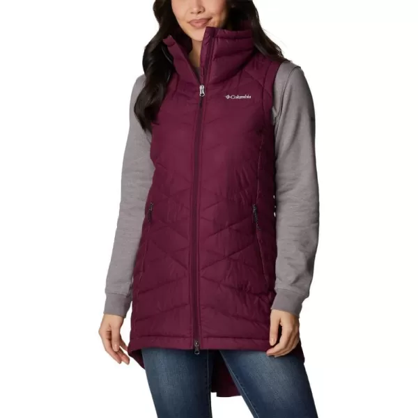 Columbia Womens Heavenly Long VestMarionberry