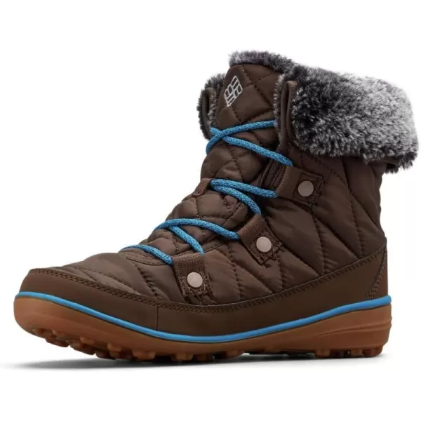 Columbia Womens Heavenly Shorty OmniHeat Snow BootEspresso MhwDeep Ocean