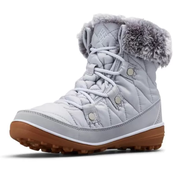 Columbia Womens Heavenly Shorty OmniHeat Snow BootGrey IceWhite