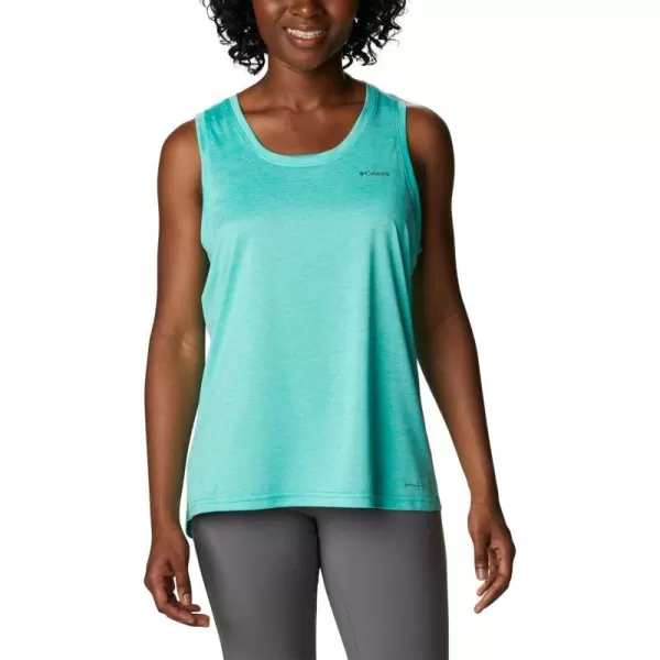 Columbia Womens Hike TankElectric Turquoise Heather