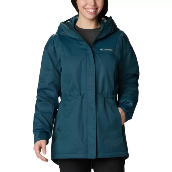 Columbia Womens Hikebound Long Insulated JacketNight Wave