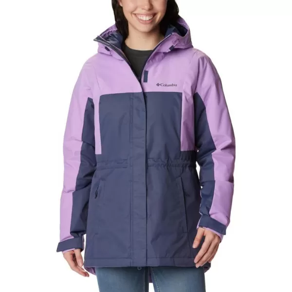 Columbia Womens Hikebound Long Insulated JacketNocturnalGumdrop