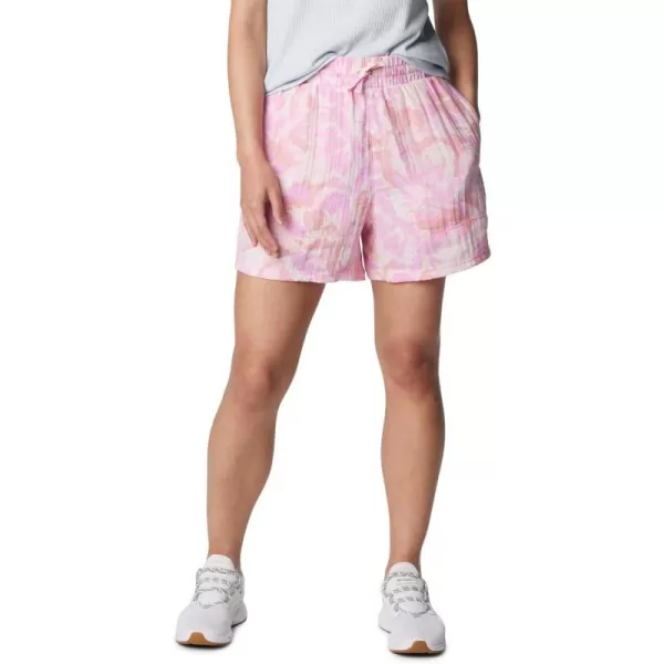 Columbia Womens Holly Hideaway Breezy ShortSalmon Rose Peonies