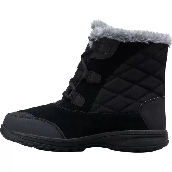 Columbia Womens Ice Maiden Shorty Snow BootBlack Columbia Grey