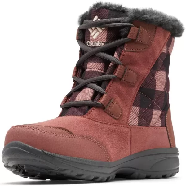 Columbia Womens Ice Maiden Shorty Snow BootCrabtree Peach Blossom