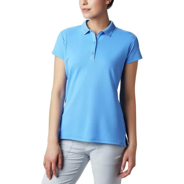 Columbia Womens Innisfree Ss PoloHarbor Blue