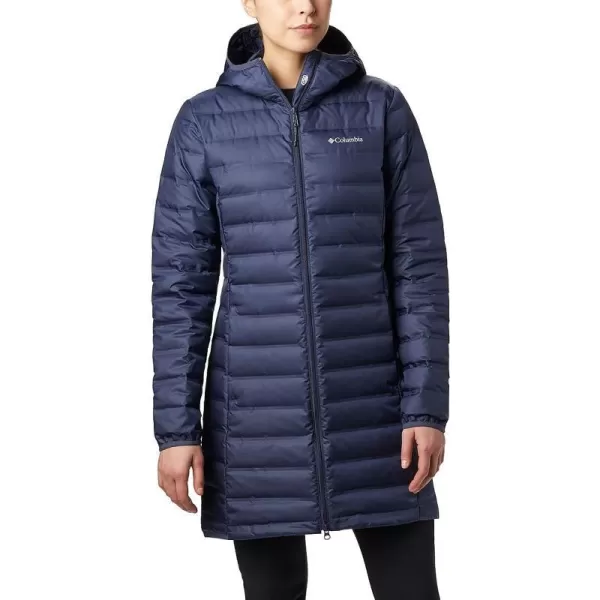 Columbia Womens Lake 22 Down Long Hooded JacketBlue