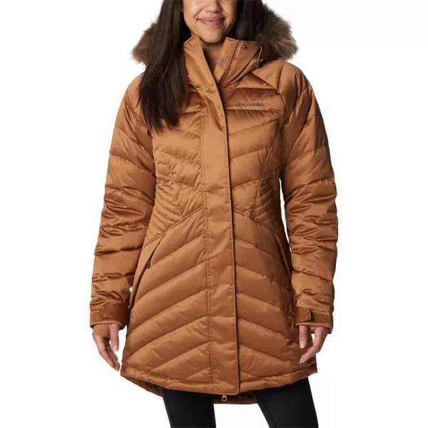 Columbia Womens Lay D Down Iii Mid JacketCamel Brown Satin