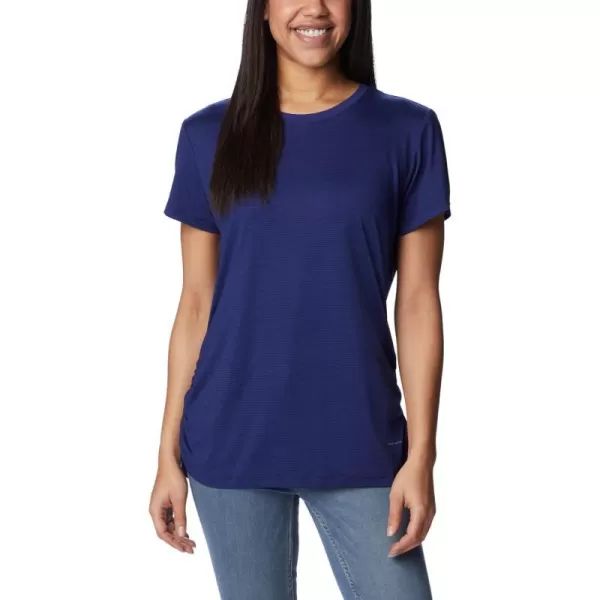 Columbia Womens Leslie Falls Short SleeveDark Sapphire