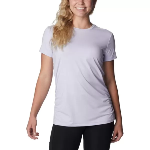 Columbia Womens Leslie Falls Short SleevePurple Tint