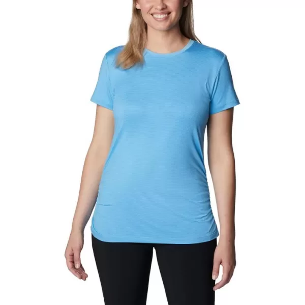 Columbia Womens Leslie Falls Short SleeveVista Blue