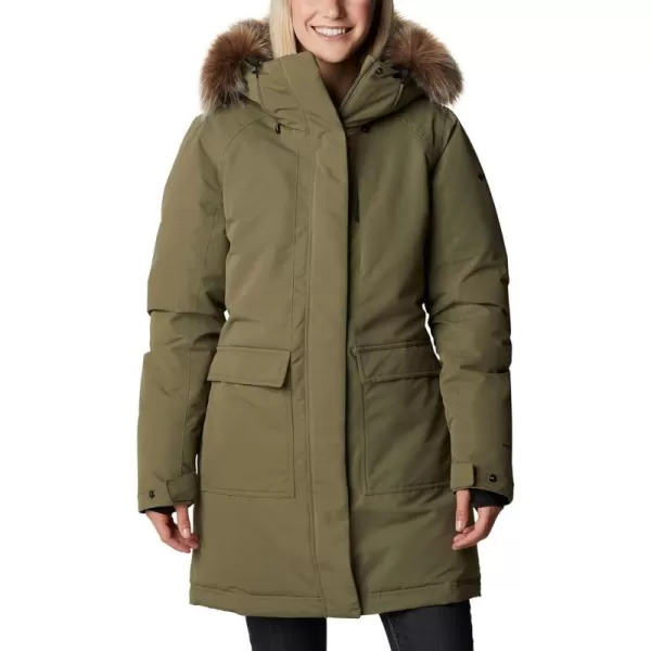 Columbia Womens Little Si Insulated ParkaStone Green