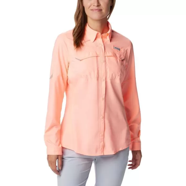 Columbia Womens Lo Drag Long Sleeve ShirtTiki Pink