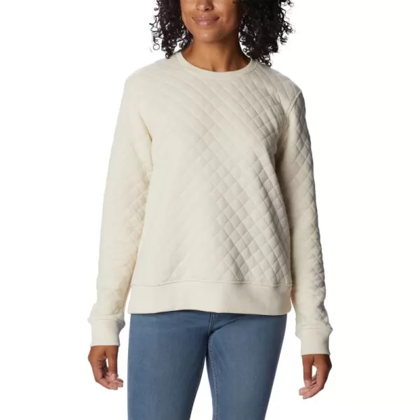 Columbia Womens Lodge Quilted CrewChalk